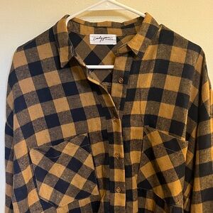 Plaid Tunic